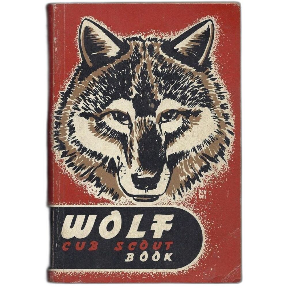 Vintage Wolf Cub Scout Book. Paperback 1952 - brand new!